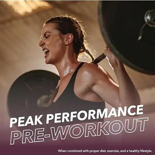 SteelFit Steel Pump - Advanced Pre-Workout Powder Drink - 30 Servings - Peak Performance & Energy Boost Pre Workout Powder for Enhanced Endurance with Peak ATP & Ashwagandha (Blue Raspberry)