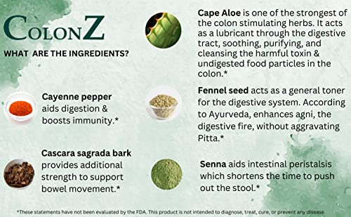 Dr. Dhoble’s Remedies ColonZ Colon Cleanser & Detox – Helps Occasional Constipation DR. DHOBLE’S REMEDIES