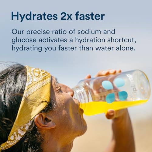 DripDrop Hydration - Electrolyte Powder Packets - Watermelon, Berry, Orange, Lemon DripDrop