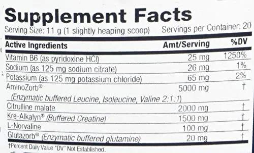 Distinct Formulations, AlphaCell 7, (Pre, Intra, Post), Lemon Spritz, 20 Servings