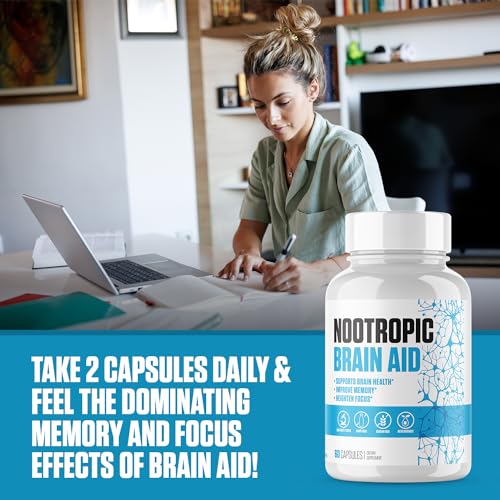 Nootropic Brain Aid | #1 Rated Focus & Memory Supplement | Improve Concentration EPN Supplements