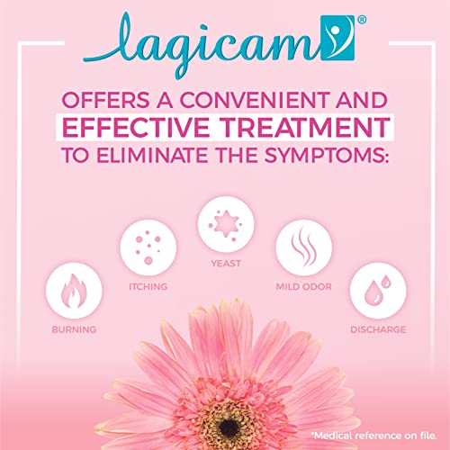 Lagicam Vaginal Yeast Infection, Antifungal 3 Day Miconazole Nitrate Treatment Cream LAGICAM V