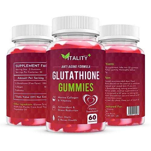 Glutathione Gummies | with Marine Collagen | 1050mg per Serving | Antioxidant Support Sunshyne
