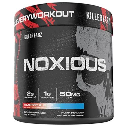 Noxious Extreme Nitric Oxide Booster Pump Pre-Workout Powder | Endurance and Muscle
