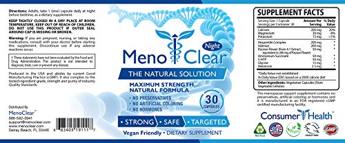 Menoclear Day + Night - Menopause Supplement Relieves Hot Flashes, Mood Swings