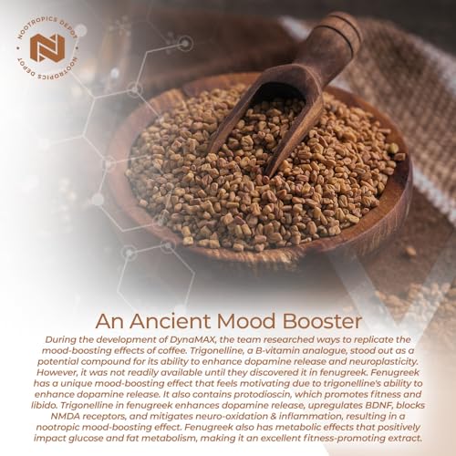 Nootropics Depot Fenugreek Extract Capsules | 500mg | 60 ct | 2.5% Trigonelline Nootropics Depot