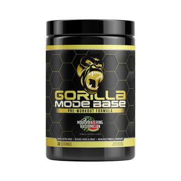 Gorilla Mode Base Pre Workout - Raises Nitric Oxide · Intense Focus & Drive · Endurance