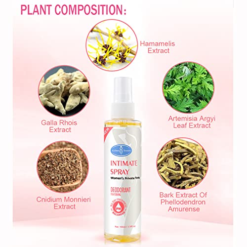 AICHUN BEAUTY Intimate Spray Deodorant Armpits Feet Tightening Vagina PH Balanced Private AICHUN BEAUTY