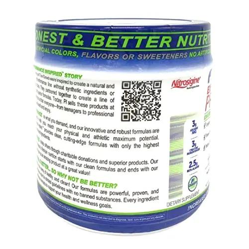 PERFORMANCE INSPIRED Nutrition Pre-Workout Powder - Contains Citrulline - Nitrosigine - Green Tea - All Natural - 1.49 lb - Black Cherry
