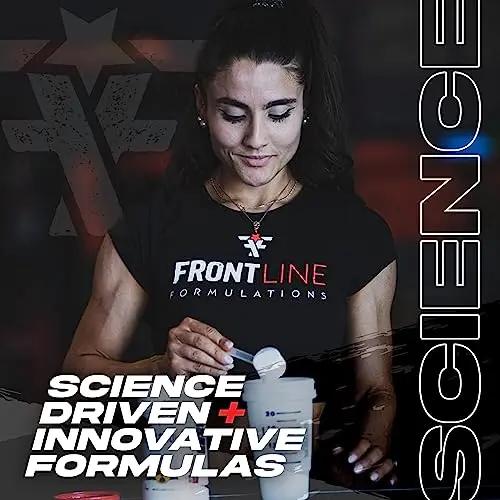 FRONTLINE FORMULATIONS Pumpageddon, Non Stim Pre-Workout Powder, Explosive Workouts, Insane Endurance, Skin Splitting Pumps, Veteran Owned and Operated, Packaging May Vary (25 Servings, Peach Rings)