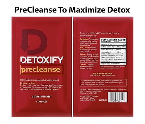 Shootclhear - Detoxify xxtraclean Detox Drink -20 0z- Herbal Precleanse Pills, 6 Panel Test Shootclhear