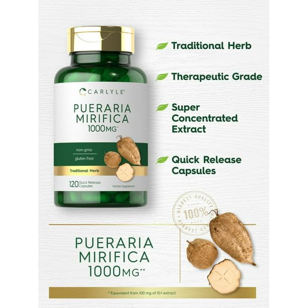 IKJ Pueraria Mirifica Extract 1000mg 120 Capsules