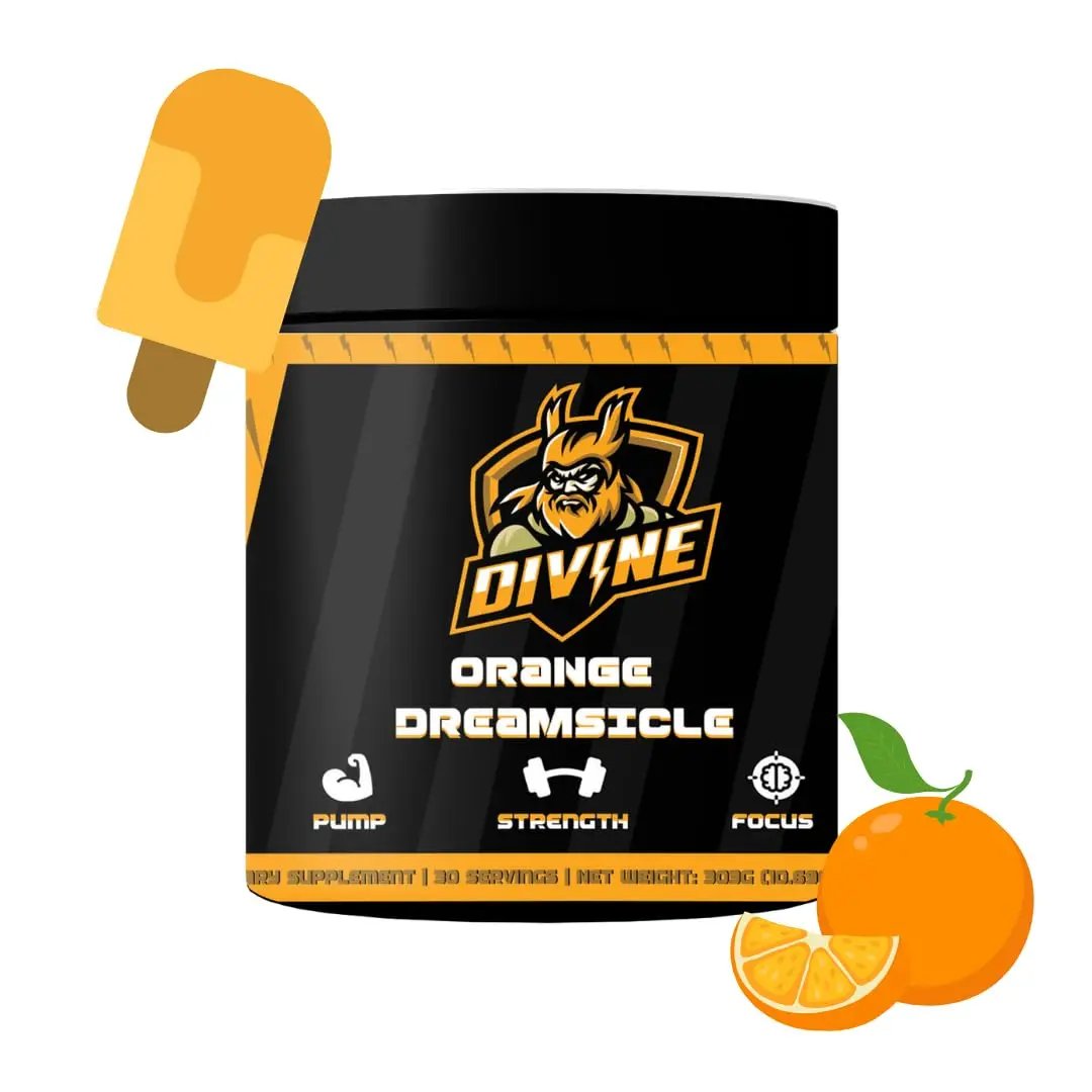 Orange Dreamsicle Pre Workout | The Best Tasting Pre Workout | Intense Increased Endurance