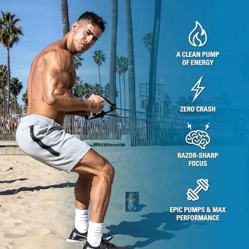 EHP Labs Pride Pre Workout Powder Energy Supplement - Sugar Free Preworkout for Men EHP Labs