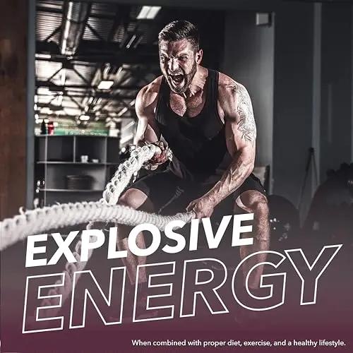 SteelFit Steel Pump - Advanced Pre-Workout Powder Drink - 30 Servings - Peak Performance & Energy Boost Pre Workout Powder for Enhanced Endurance with Peak ATP & Ashwagandha (Blue Raspberry)