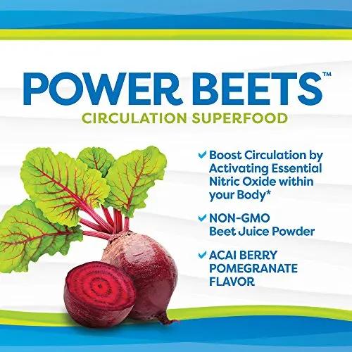 Nu-Therapy Power Beets - Super Concentrated Circulation Superfood - Dietary Supplement SlimFast