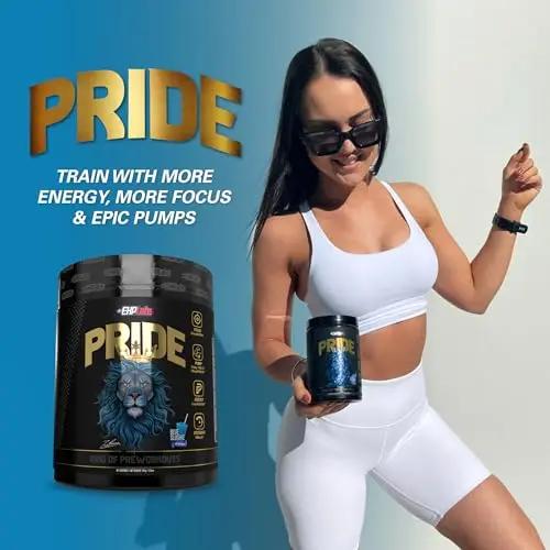EHP Labs Pride Pre Workout Powder Energy Supplement - Sugar Free Preworkout for Men EHP Labs