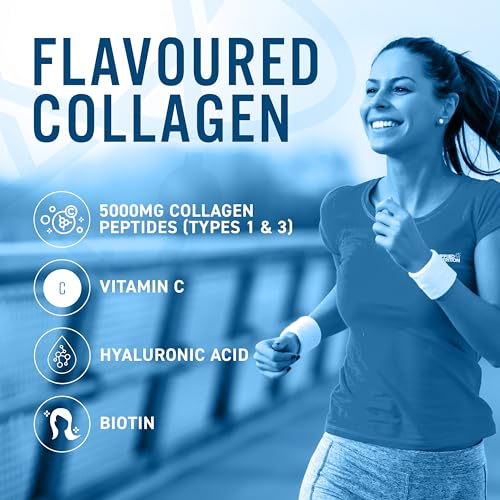Applied Nutrition Collagen Powder - Strawberry & Raspberry Flavour - 5000mg Hydrolysed Bovine Flavoured Collagen Applied Nutrition