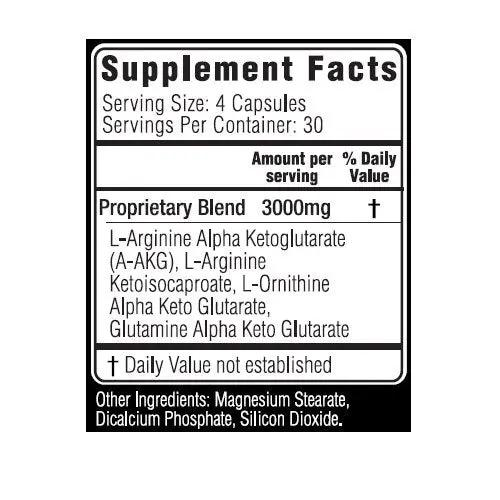 Nitro XL | Nitric Oxide Bodybuilding Supplement – with L-Arginine | Build Muscle Mass – Get Ripped – Boost Performance – Increase Endurance & Stamina – Intensify Your Workout | 120 caps
