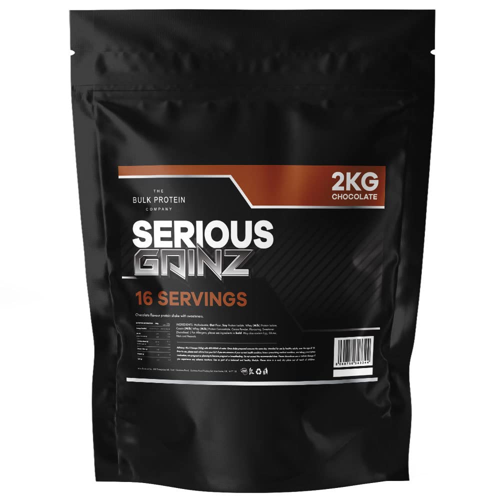 The Bulk Protein Company, SERIOUS Gainz - Whey Protein Powder - Weight Gain, Mass Gainer