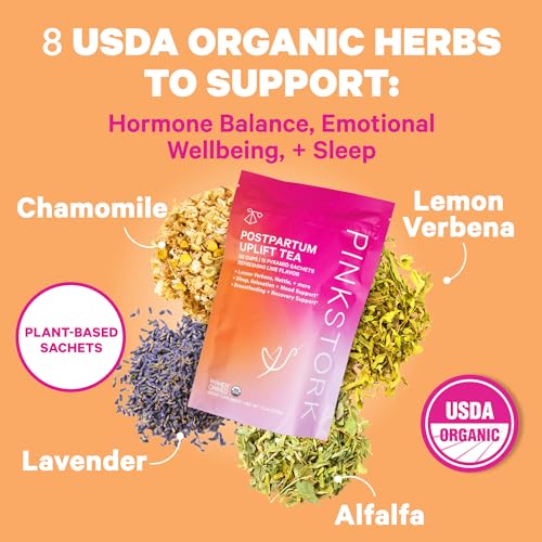 Pink Stork Postpartum Essentials for Hormone Balance, Recovery, and Mood Support for Women