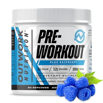 Outwork Nutrition Pre-Workout Supplement with Nootropics - Energy & Mental Focus