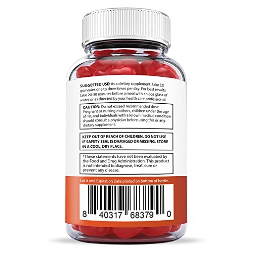 Transform Keto ACV Gummies Extreme Formula 2000MG Vegan Non GMO with Pomegranate Justified Laboratories