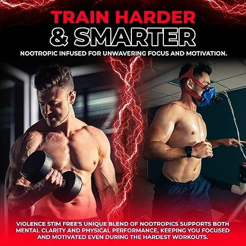 VIOLENCE Stim Free Pre Workout Powder by REVSCI, Precision Dosed Non Stim Preworkout Revolution Science