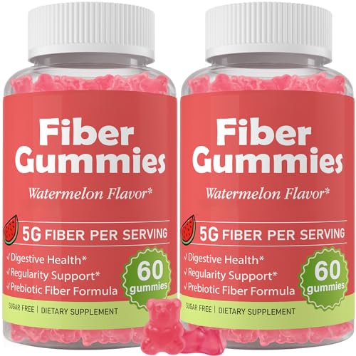 Fiber Gummies for Adults-Probiotic & Prebiotic Fiber Gummies for Men & Women