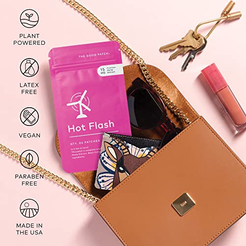 The Good Patch Plant Powered Menopause Support - Sustained Release Hot Flash Patch with Hemp Extract