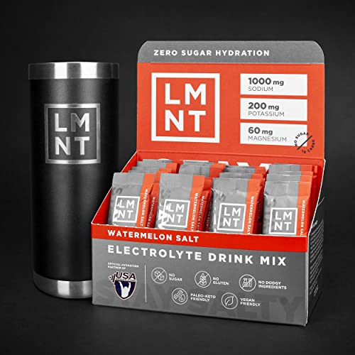 LMNT Keto Electrolyte Powder Packets | Paleo Hydration Powder | No Sugar, No Artificial LMNT ELEMENTAL LABS