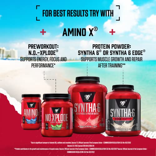 BSN Nutrition Amino X Supplement with Vitamin D, Vitamin B6 and Amino Acids BSN