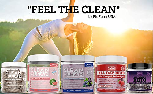Clean+Lean-Organic Fat Burner by FitFarm USA - Worlds First Organic Fat Burner Supports FIT FARM USA