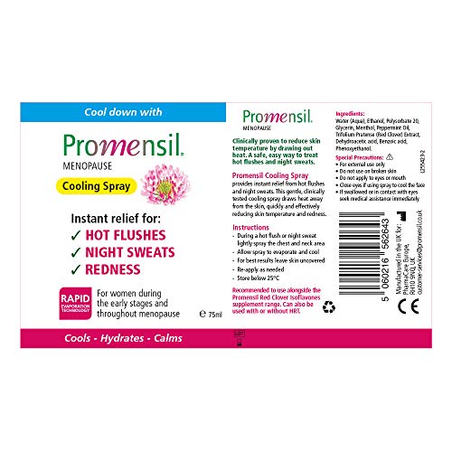 Promensil Menopause Cooling Spray 75ml Promensil
