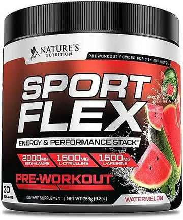 Pre Workout Powder with Beta Alanine, L-Citrulline & L-Arginine | PreWorkout Energy Powder