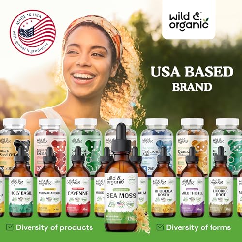 Sea Moss - Organic Sea Moss Liquid Drops - Irish Sea Moss Supplement - Seamoss Wild & Organic