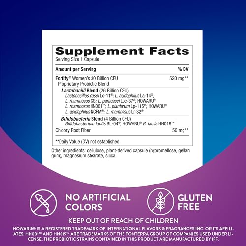 Nature's Way Fortify Probiotics for Women + Prebiotic, Digestive*, Immune*, and Vaginal Nature's Way