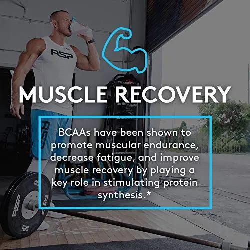 RSP BCAA 5000 (30 Serv), Premium BCAA Capsules for Post Workout Muscle Recovery, Endurance & Energy, 5g of Essential Branched Chain Amino Acids Per Serving (Packaging May Vary)
