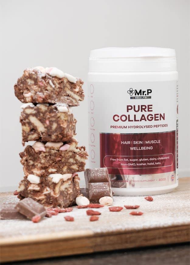Mr.P Health Pure Collagen Peptides 400g Types I III Food Supplement Unflavoured Powder MR.P Health