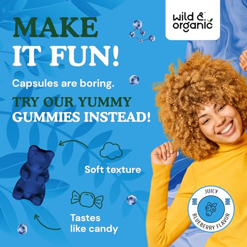 Wild & Organic Glutathione Gummies - Reduced Glutathione for Liver Cleanse & Antioxidants Wild & Organic
