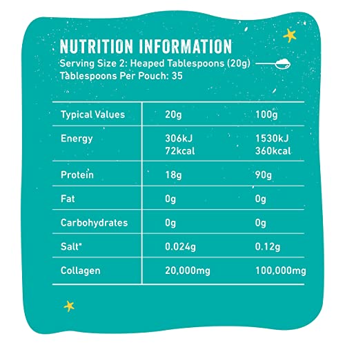 Cosmic Molecule UK's 1st 20,000mg Collagen Peptides Powder 350G (up to 35 Servings) Cosmic Molecule