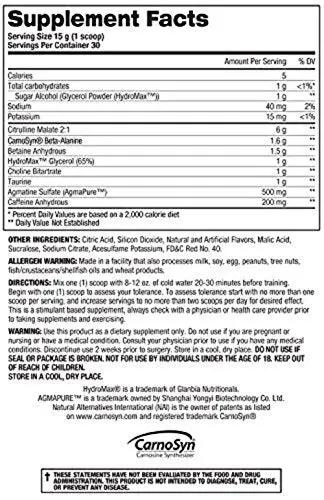 Top Secret Nutrition Pump Igniter Black, Fruit Punch, 30 Serving