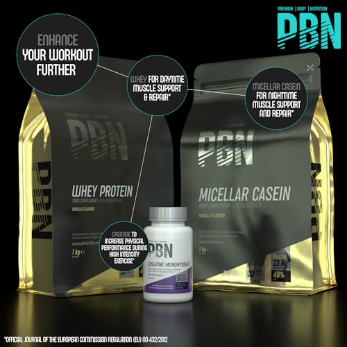 PBN - Premium Body Nutrition Micellar Casein Vanilla 1kg Pouch Premium Body Nutrition