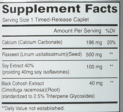 Mason Natural Menopause Trio: Black Cohosh, Flaxseed, & Soy