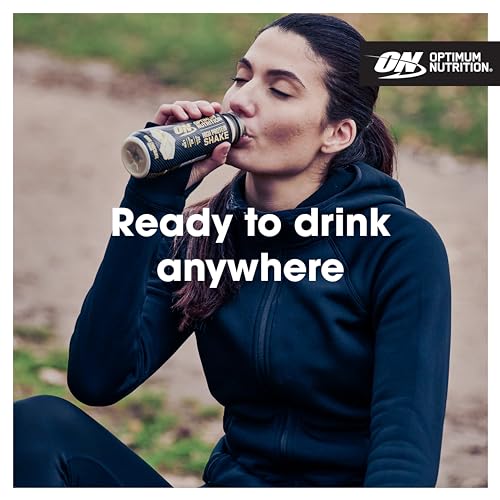 Optimum Nutrition High Protein Shake Bottles, Ready To Drink Healthy Snacks, No added Optimum Nutrition