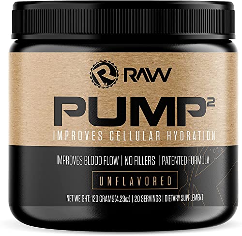 RAW Pump2 Pre Workout | Glycerol Pump Pre Workout Supplement, Pair Pump Supplement