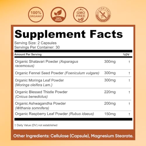 Freshly Moms Healthy Organic Lactation and Postpartum Support | Increased Breast Milk Freshly Moms