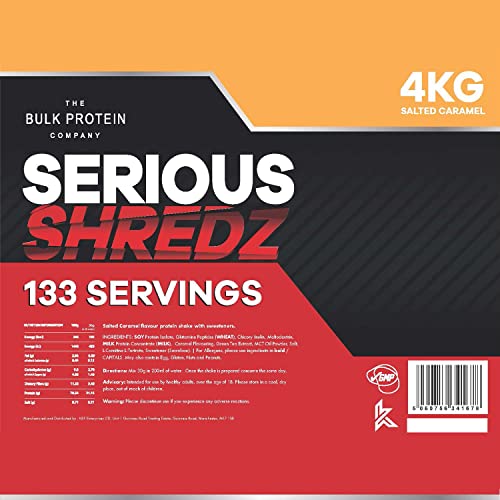 The Bulk Protein Company – Serious Shredz – Diet Whey Protein Powder – Contains L-Carnitine L