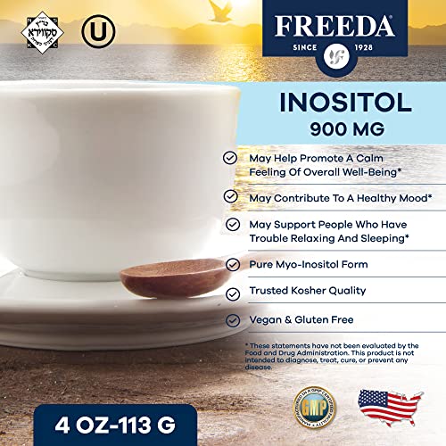 FREEDA Inositol Powder from Myo-Inositol - Hormone Balance for Women - PCOS Supplem FREEDA