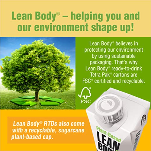 Lean Body Ready-to-Drink, Plant-Based Vegan Vanilla Caramel Protein Shake, 30g Protein Labrada